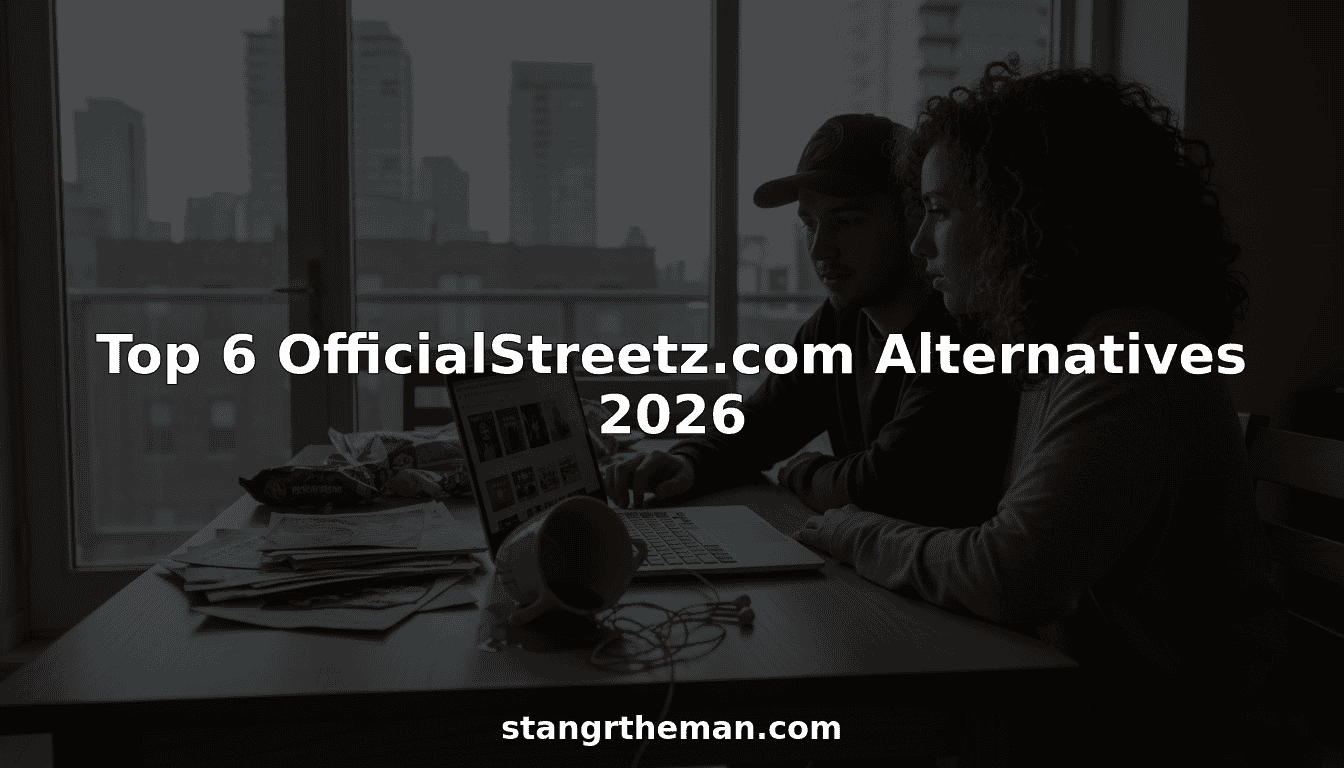 Music fans exploring hip hop sites together