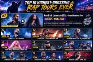 Top 10 Highest-Grossing Rap Tours Ever The Ultimate List